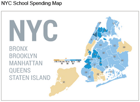NYC School Spending Overview Map