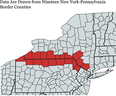 Minimum Wage Impacts along the New York-Pennsylvania Border