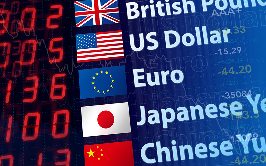 Digitally Generated Image - World Currency Rates