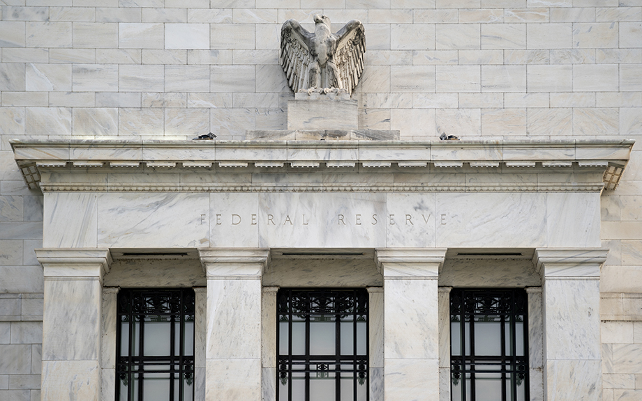 photo: The Marriner S. Eccles Federal Reserve building in Washington, D.C. Photographer: Stefani Reynolds/Bloomberg