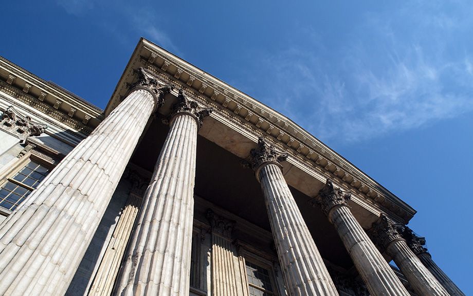 Photo: Picture of a bank building.