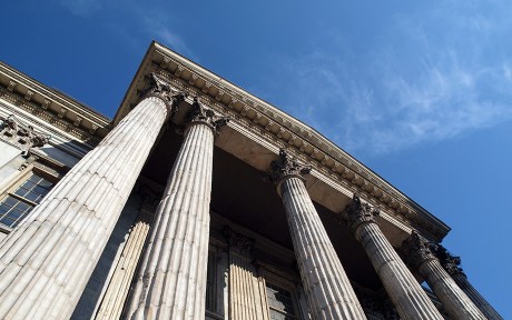 Photo: Picture of a bank building.