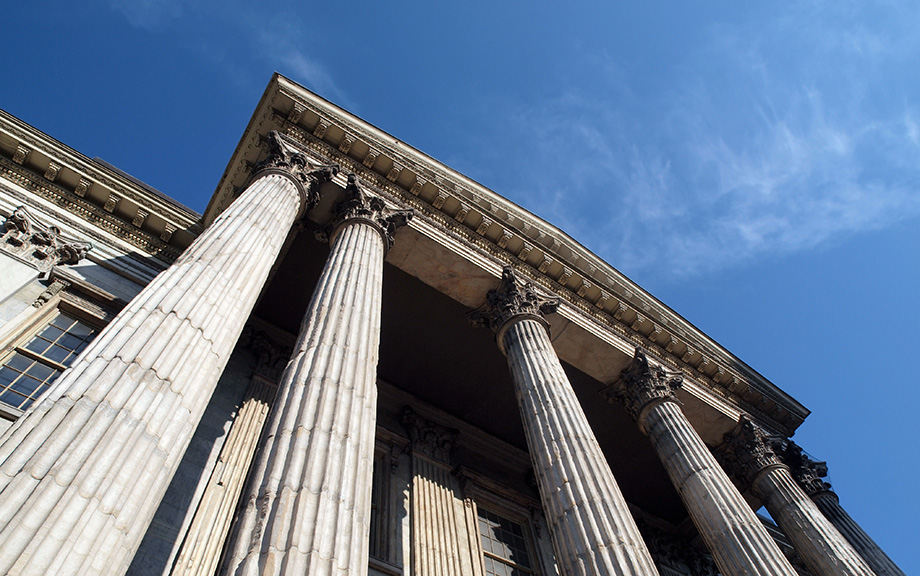 Photo: Picture of a bank building.