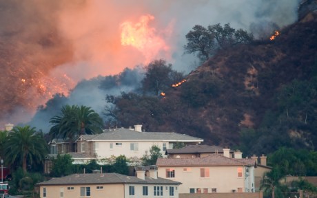 Photo of Large Fire Overtaking California Homes
